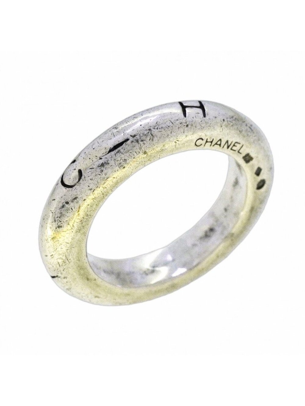 Chanel Ring Logo 925 Sterling Silver
